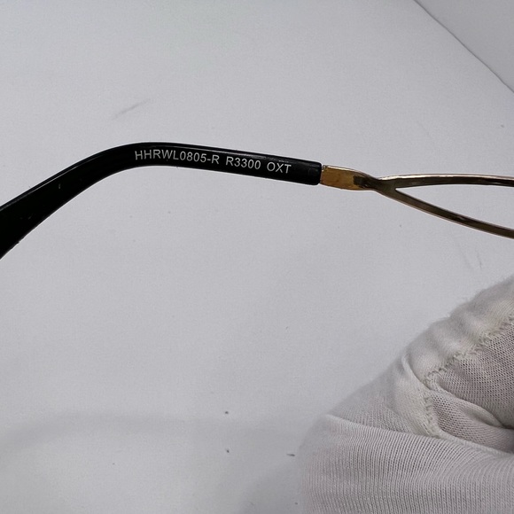 ROCAWEAR BLACK & CLEAR FRAME WITH THE SIDES GOLD SUNGLASSES, 100% UV PROTECTION - Picture 10 of 13